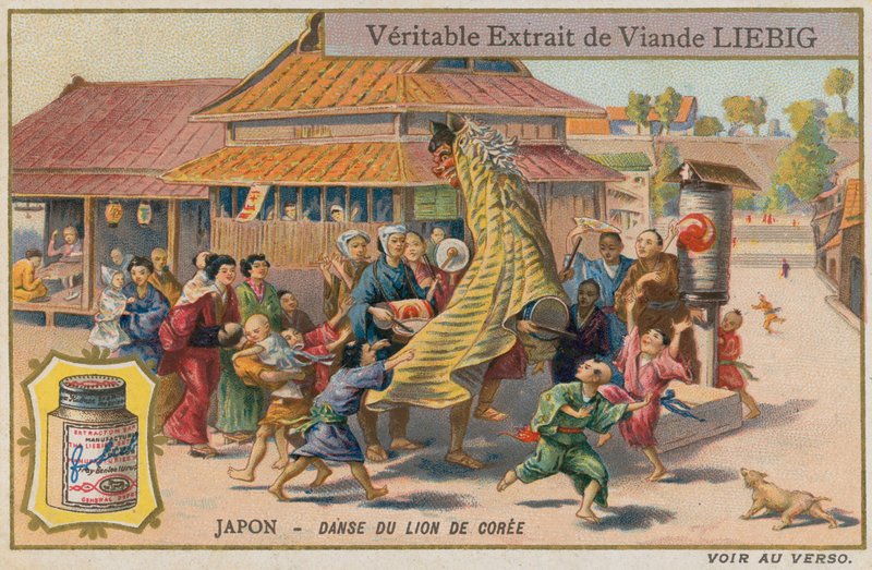 Dança de leão coreana no Japão de European School