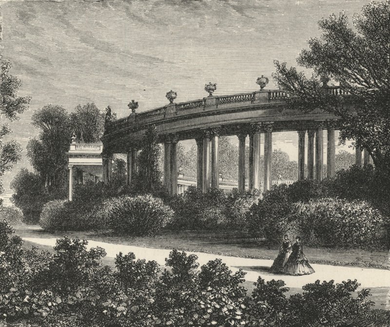 La colonnade a Postdam (gravura) de European School