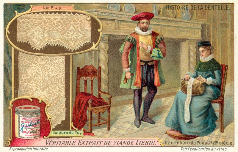 Fabricante de rendas de Le Puy, França de European School
