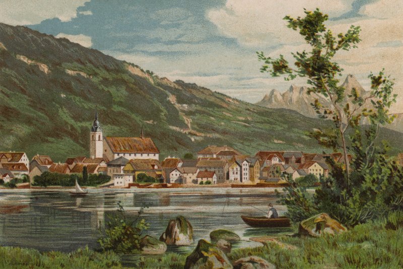 Lago Lucerna: Arth (cor litho) de European School