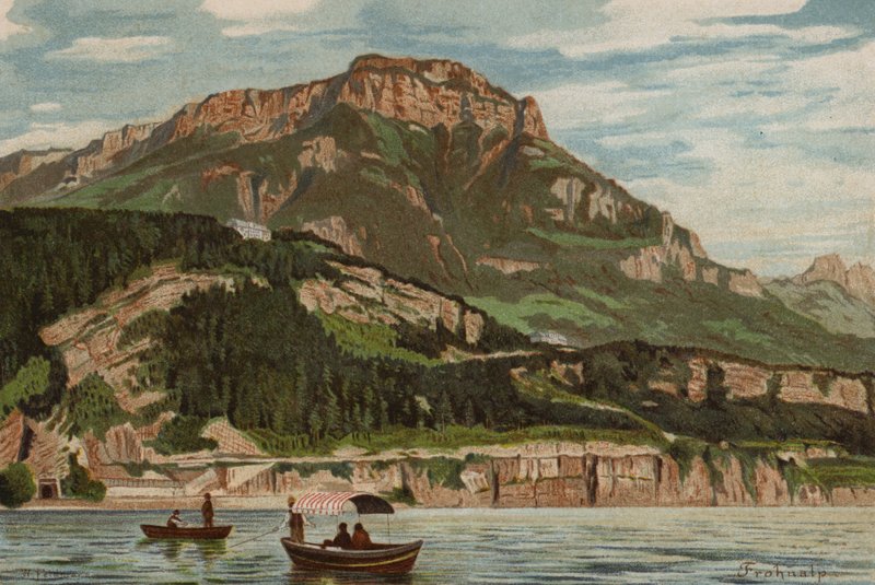 Lago Lucerna: Frohnalp (cor litho) de European School