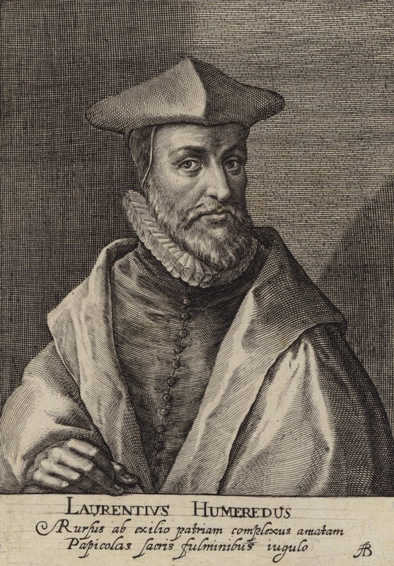 Laurence Humphrey, teólogo inglês, Presidente do Magdalen College, Oxford (gravura) de European School
