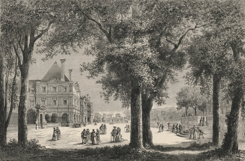 Luxemburgo na época de Marie de Medicis (gravura) de European School