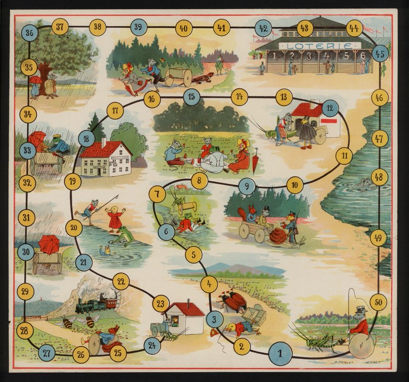 A Viagem Divertida (color litho) de European School