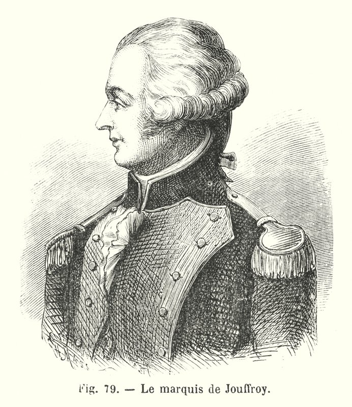 O Marquês de Jouffroy (gravura) de European School