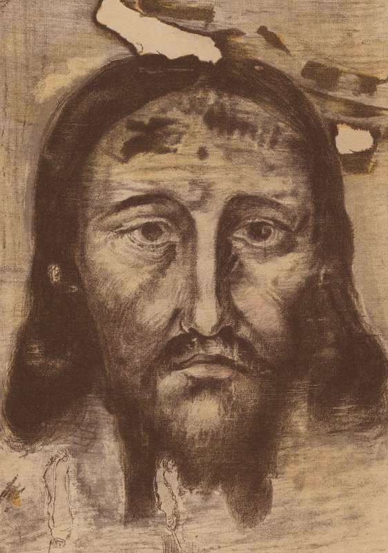 Imagem de Jesus Cristo: Da Igreja de São Bartolomeu, Génova (cromolitografia) de European School