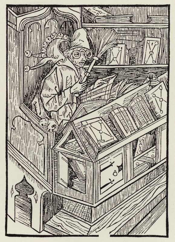 Barquinho ou espelho dos tolos (gravura) de European School