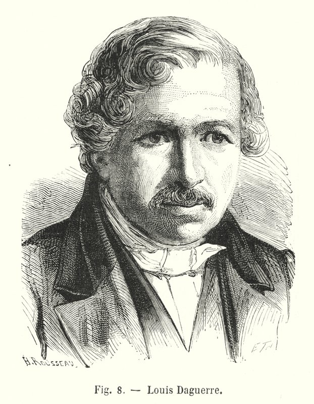 Louis Daguerre (gravura) de European School