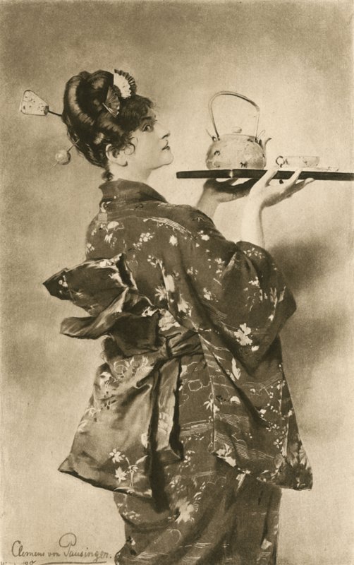 Madame Chrysantheme (litografia) de European School
