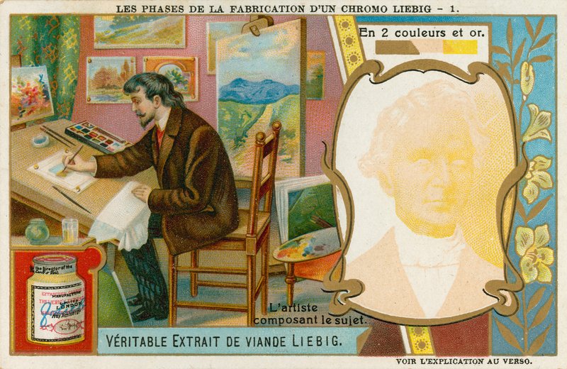 Fazendo um Chromolithograph Liebig de European School