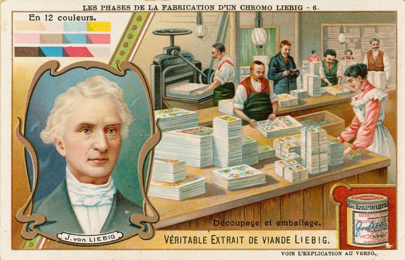 Fazendo um Chromolithograph Liebig de European School