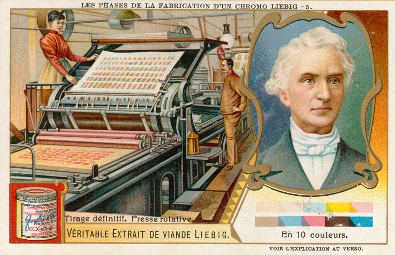 Fazendo um Chromolithograph Liebig de European School