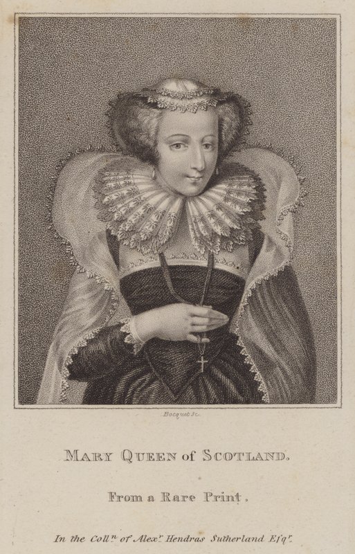 Maria, Rainha dos Escoceses (gravura) de European School