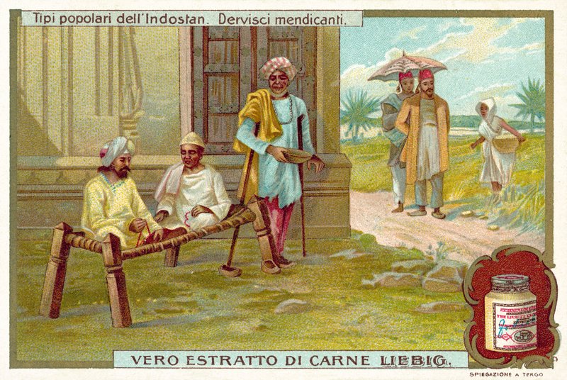 Dervixes Mendicantes (chromolitho) de European School