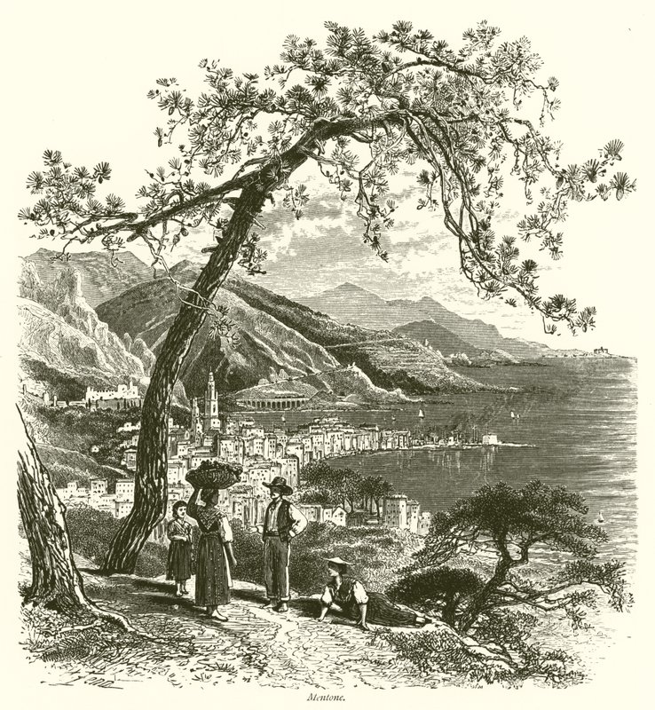 Mentone (gravura) de European School