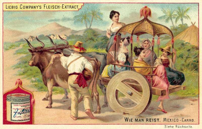 Cenoura mexicana (chromolitho) de European School