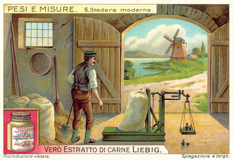 Balanças modernas (chromolitho) de European School
