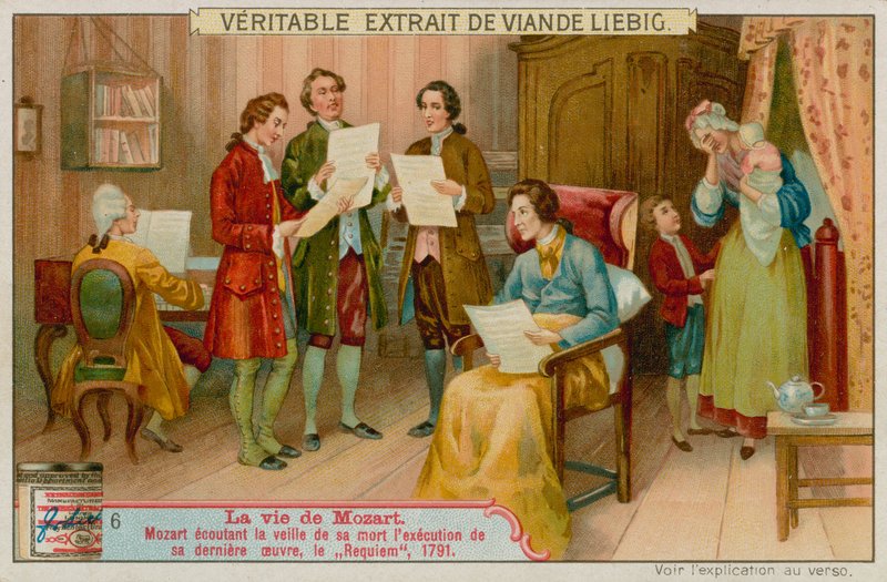 Mozart ouve Requiem antes de sua morte de European School