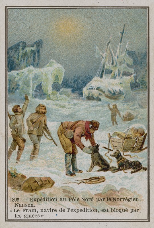 Nansen e o Fram (chromolitho) de European School