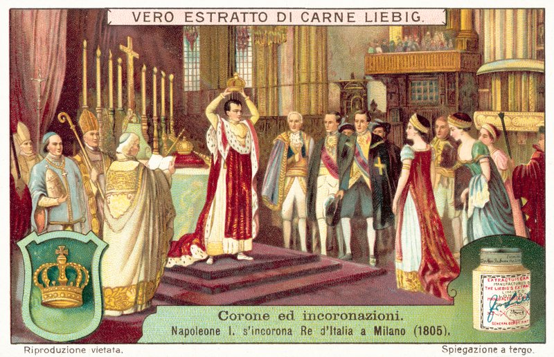 Napoleão Bonaparte coroa-se Rei da Itália em Milão de European School