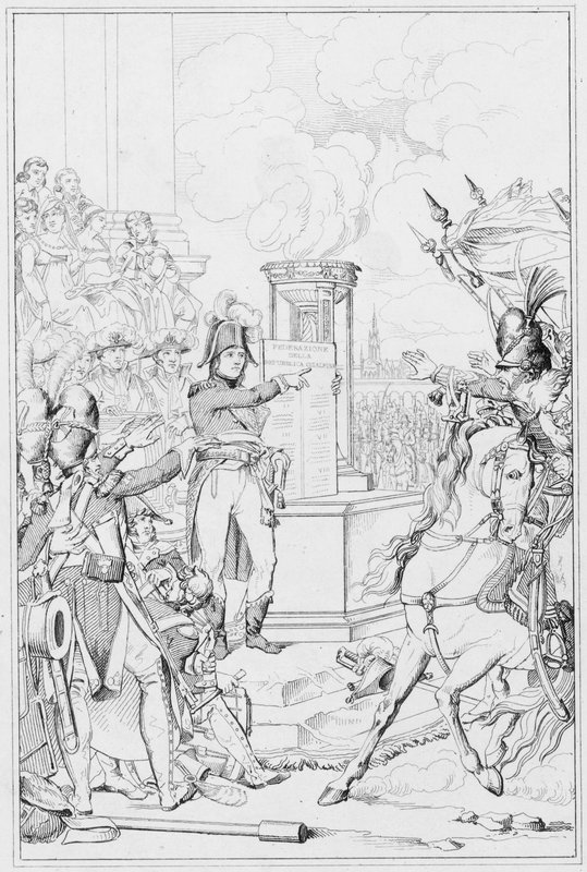 Napoleão: Republique Cisalpine, The Cisalpine Republic (gravura) de European School