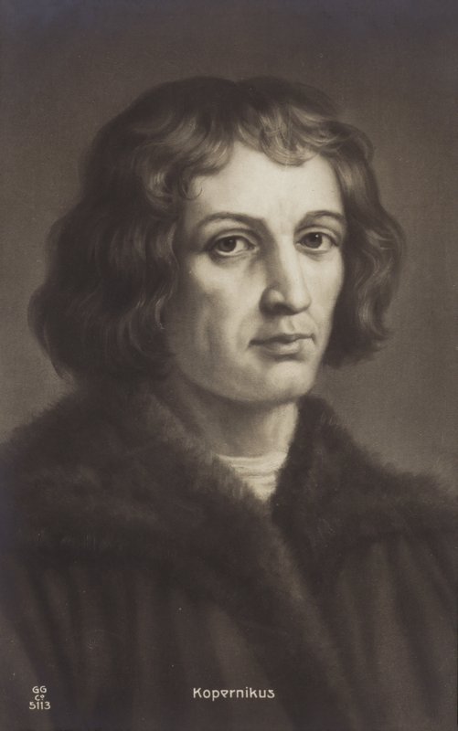Nicolau Copérnico (1473-1543), astrónomo polaco (litografia) de European School