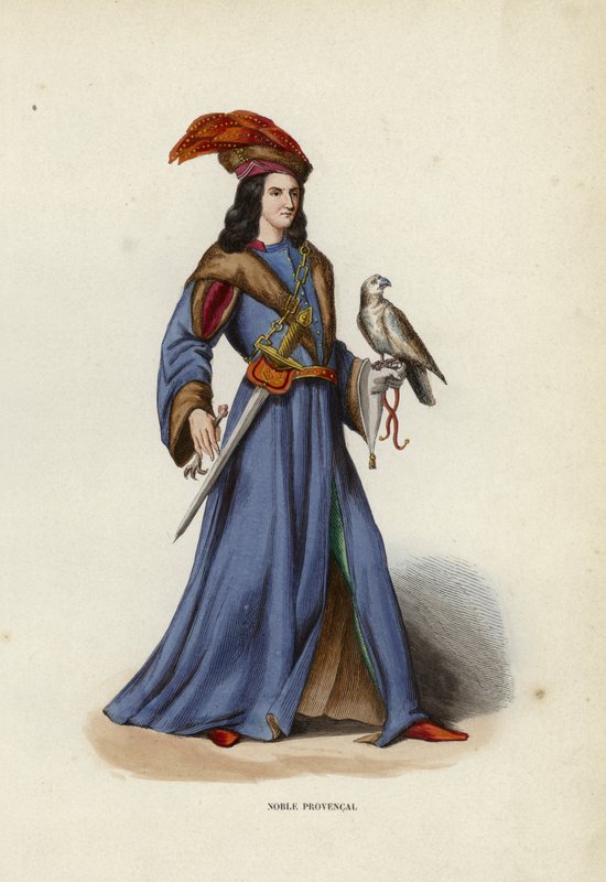 Noble Provencal (gravação a cores) de European School