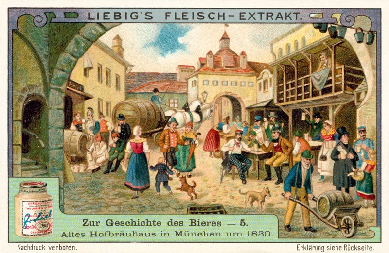 A antiga Hofbrauhaus em Munique de European School