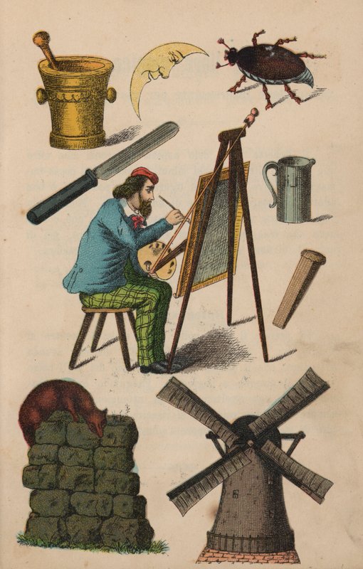 Página do Livro Mágico (cor litho) de European School