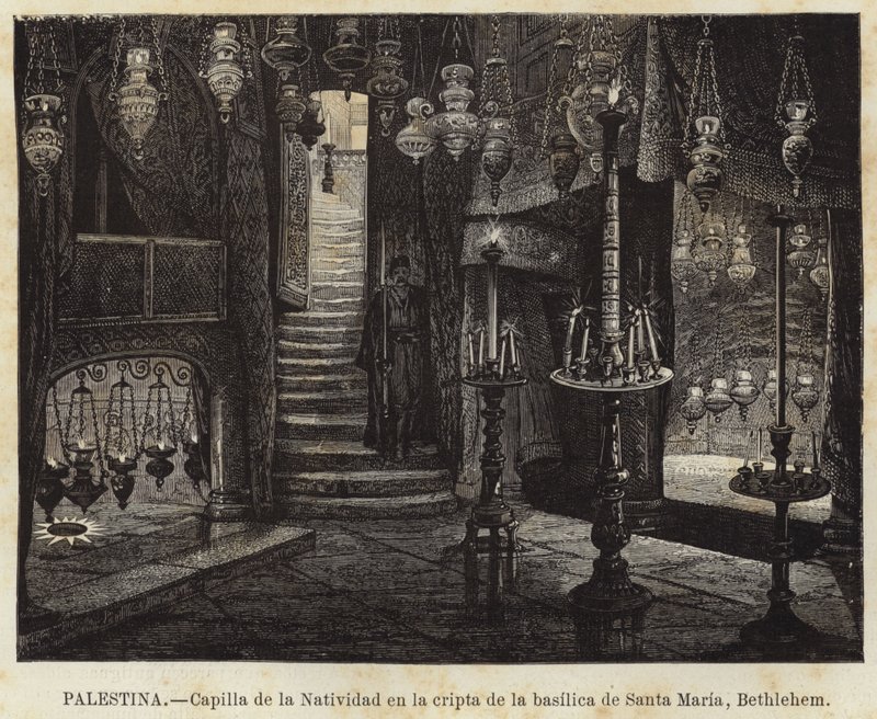 Palestina, Capela da Natividade na cripta da Basílica de Santa Maria, Belém de European School