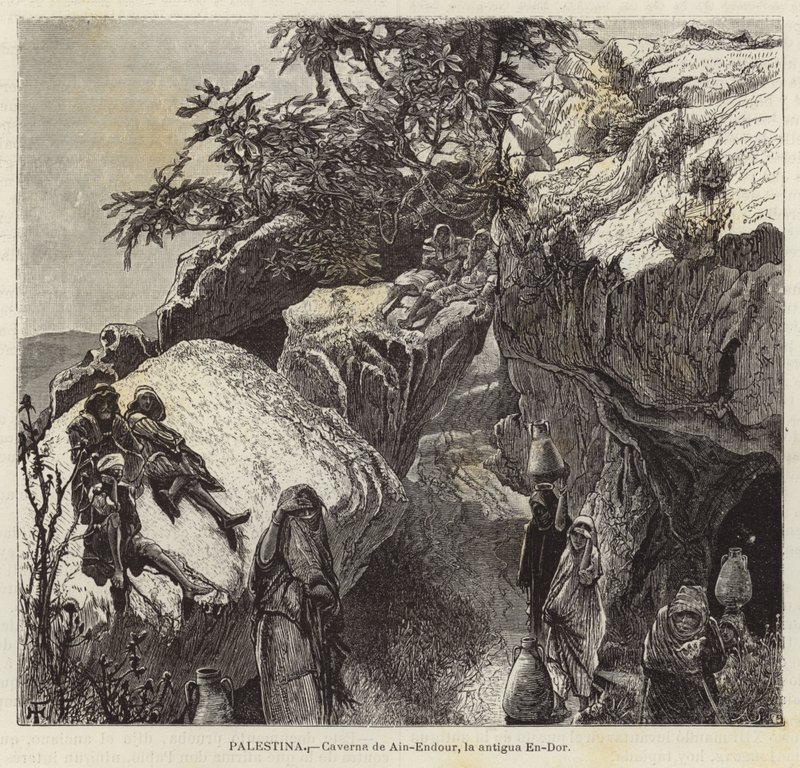 Palestina, Caverna de Ain-Endour, a antiga En-Dor de European School