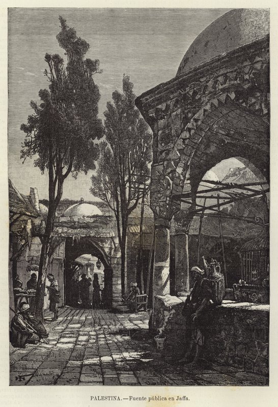 Palestina, Public source in Jaffa de European School