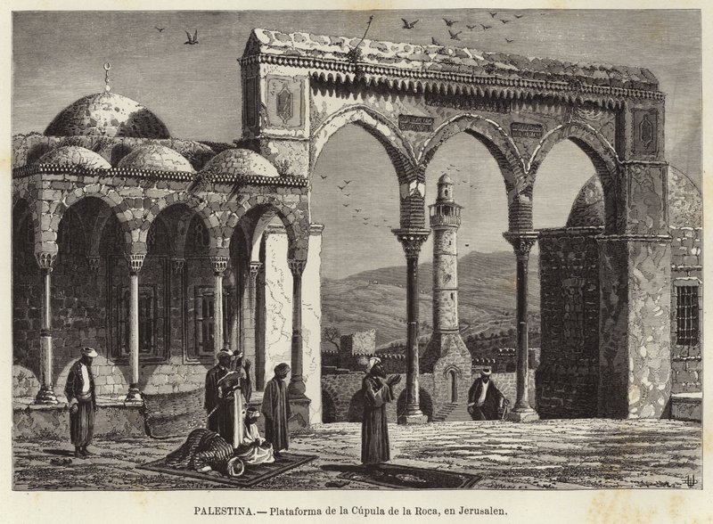 Palestina, Plataforma da Cúpula da Rocha, em Jerusalém de European School