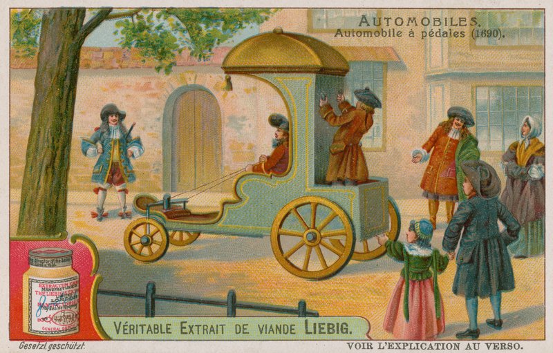 Carro do pedal, 1690 de European School
