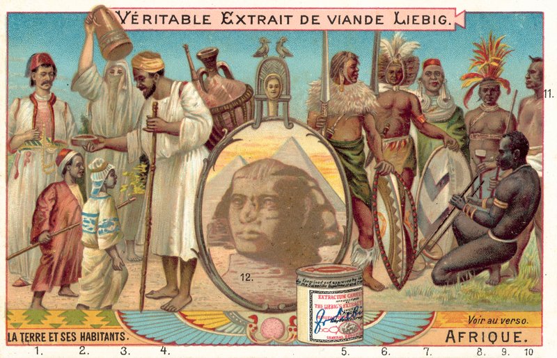 Povos da África (chromolitho) de European School