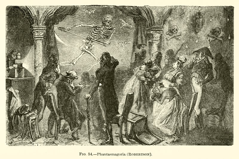 Phantasmagoria, Robertson (gravura) de European School