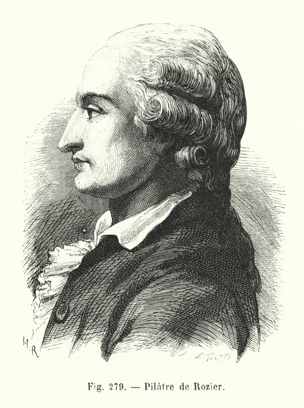 Pilatre de Rozier (gravura) de European School