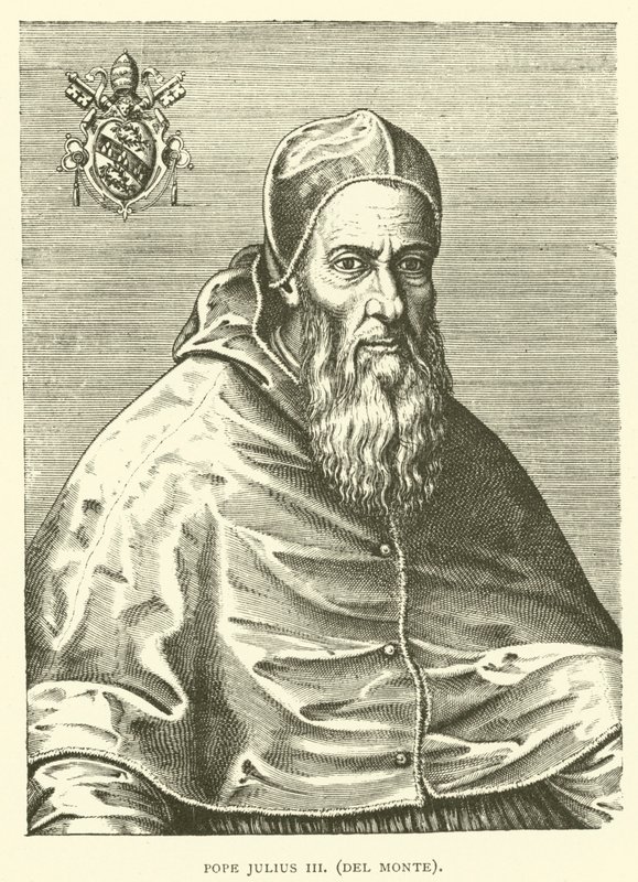 Papa Júlio III, Del Monte (gravura) de European School