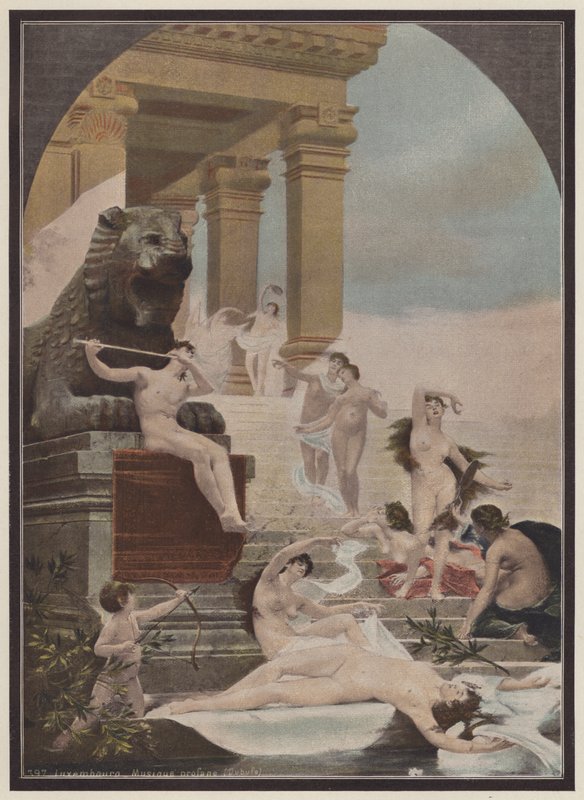 Música profana (cor litho) de European School