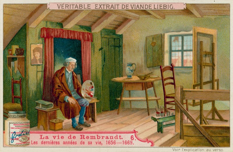 Rembrandts no ano passado de European School