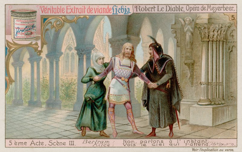 Robert está dividido entre Bertram e Alice de European School