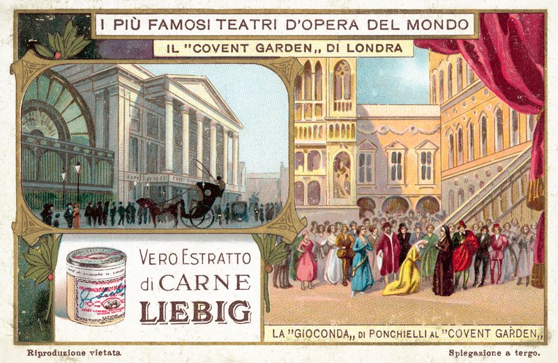 Royal Opera House, Covent Garden, Londres (chromolitho) de European School