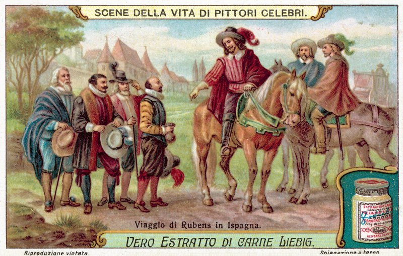 As viagens de Rubens na Espanha (chromolitho) de European School