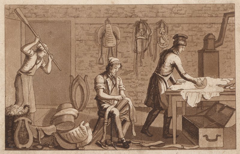 Saddlers (litho) de European School