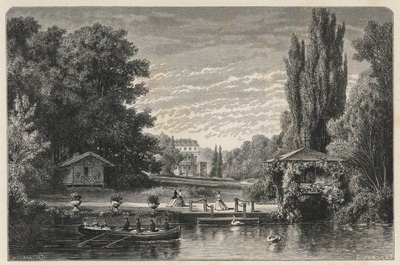 Saint-Gratien, To Mme La Princesse Mathilde (gravura) de European School