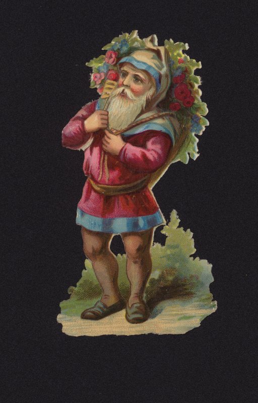 Papai Noel / Pai Natal (chromolitho) de European School