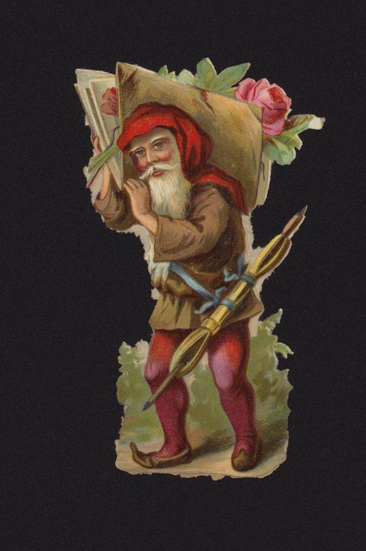 Papai Noel / Pai Natal (chromolitho) de European School