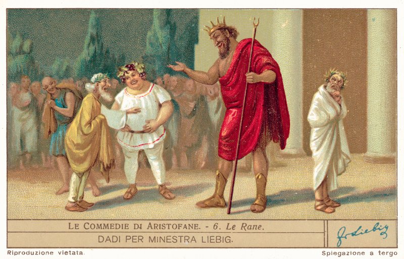 Cena de The Frogs (chromolitho) de European School