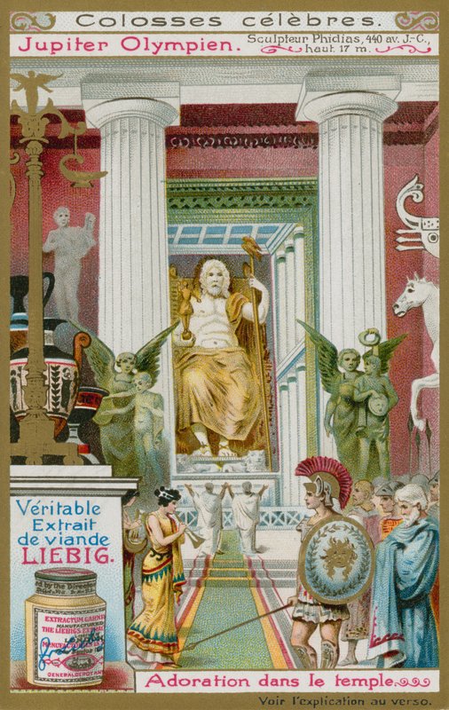 Estátua de Júpiter por Fídias de European School