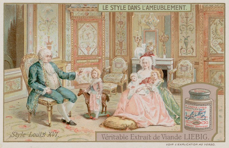 Estilo de Louis XVI de European School